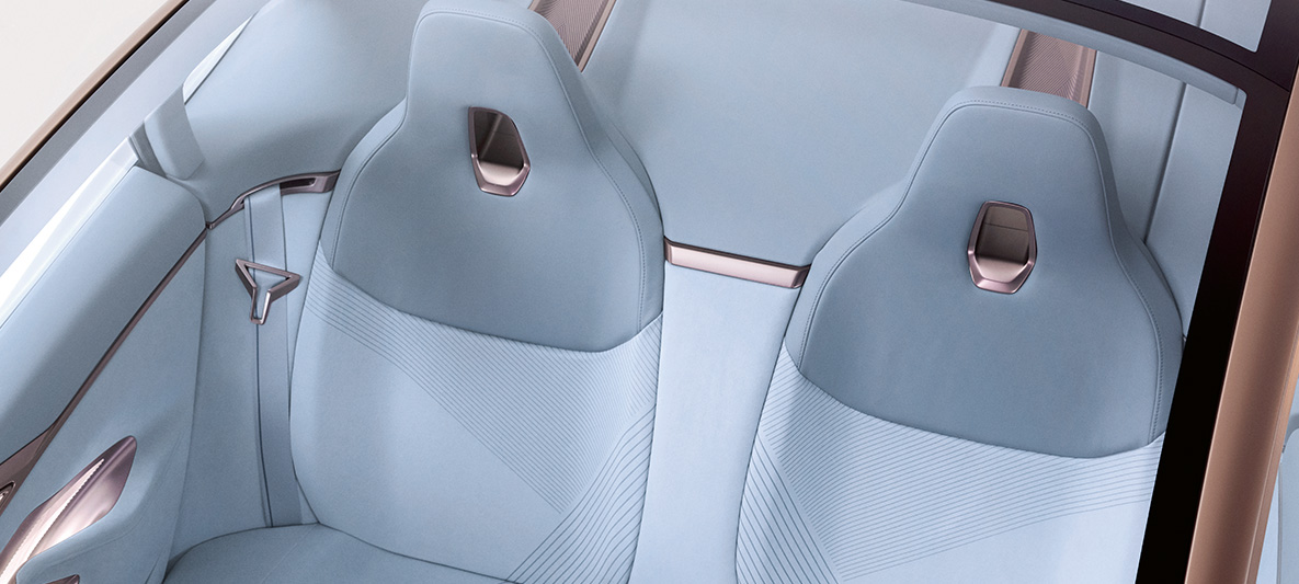 BMW Concept i4, 2020, G26, 5-ös kép BMW Concept i4, 2020, G26, elektromos autó, tisztán elektromos meghajtású BMW Concept i4. 5-ös kép