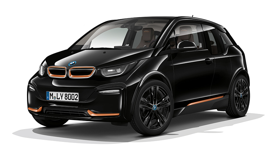 BMW i3s, stúdiófelvétel BMW i3s, stúdiófelvétel, rézsútos elölnézet