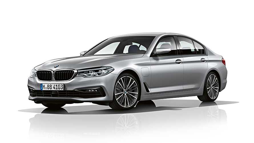 BMW 530e Sedan studio shot BMW 530e Sedan studio shot three-quarter front view