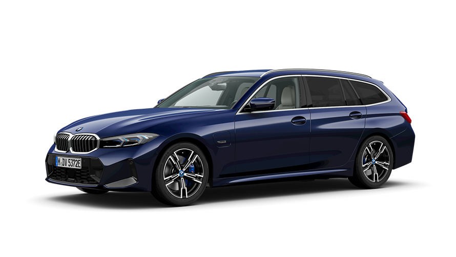 BMW 3 Touring, G21 PHEV, egy álló autó elölnézetből