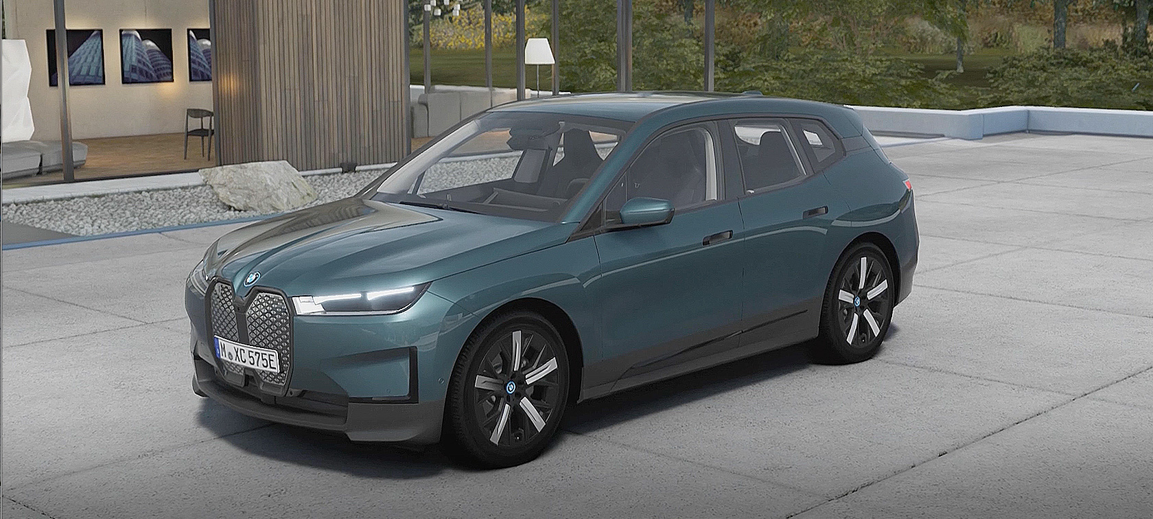 BMW iX animáció, BMW Fenntarthatóság BMW Fenntarthatóság, BMW iX animáció