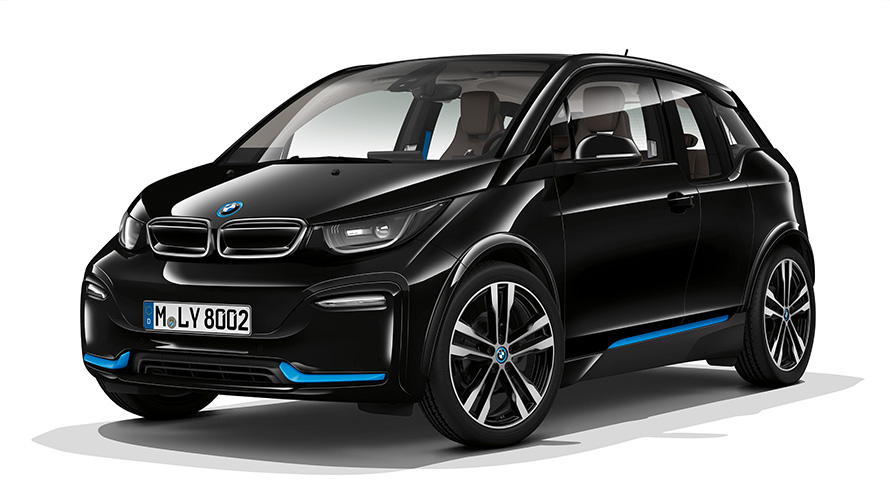 BMW i3s, stúdiófelvétel BMW i3s, stúdiófelvétel, rézsútos elölnézet
