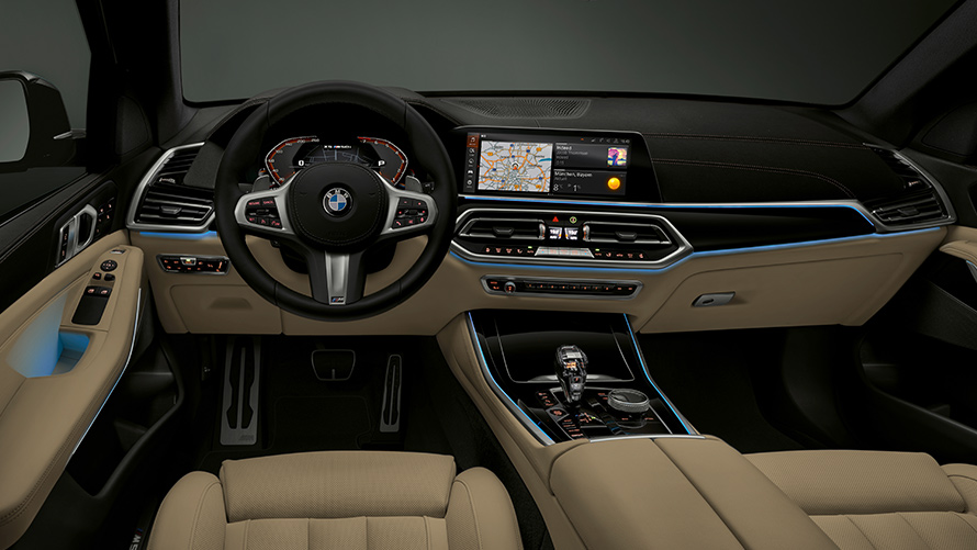BMW Biztonsági Járművek, BMW Intelligent Personal Assistant BMW Biztonsági Járművek, BMW Intelligent Personal Assistant, műszerfal
