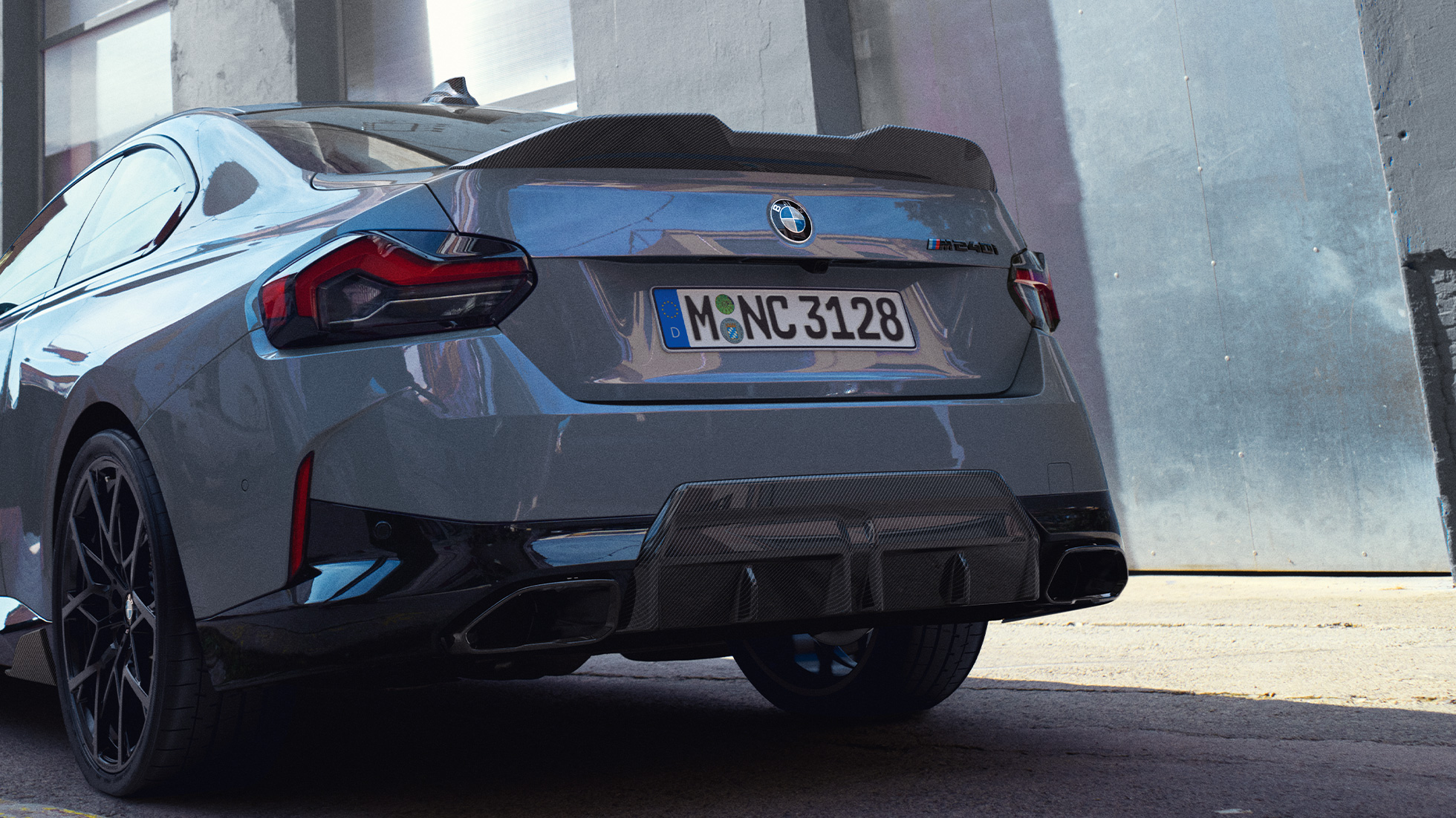BMW 2 Coupé, G42, közeli hátulnézet BMW M Performance Parts, BMW 2 Coupé, G42, közeli hátulnézet