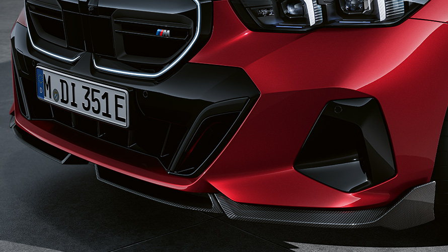 BMW M Performance Parts, BMW i5, G60, M Performance első splitter, karbon, középső BMW M Performance Parts, 2023, BMW i5, G60, M Performance első splitter, karbon, középső