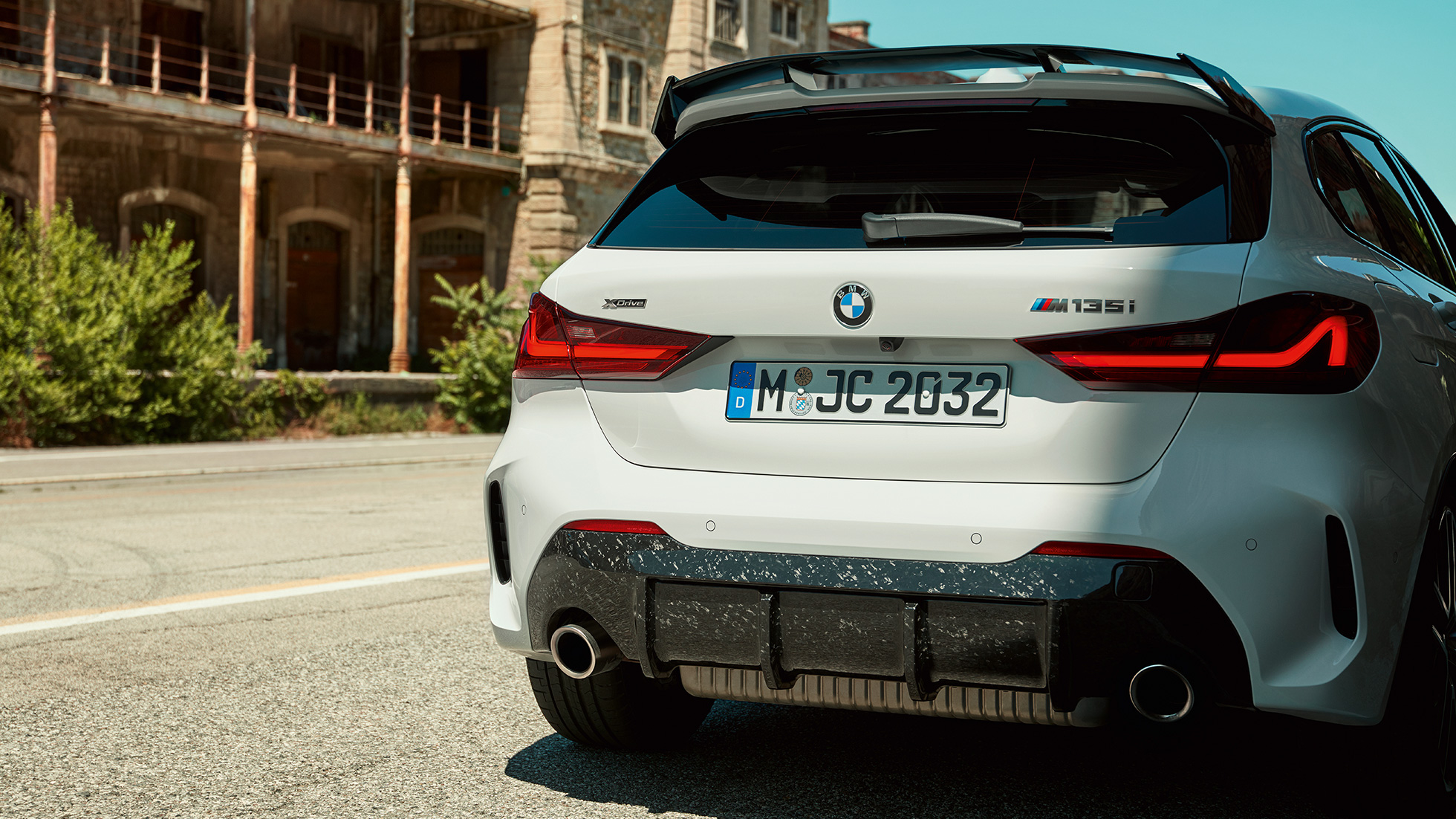 BMW 1, BMW M135i xDrive, F40, M Performance BMW 1, BMW M135i xDrive, F40, M Performance, hátulnézet
