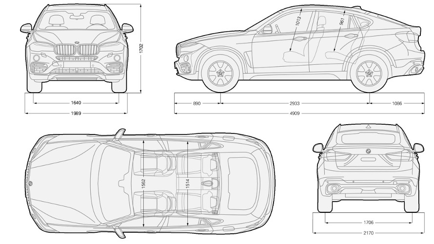 Габариты х. Габариты БМВ х6 f16. Ширина BMW x6 f16. BMW x4 габариты. Габариты BMW x6 g06.
