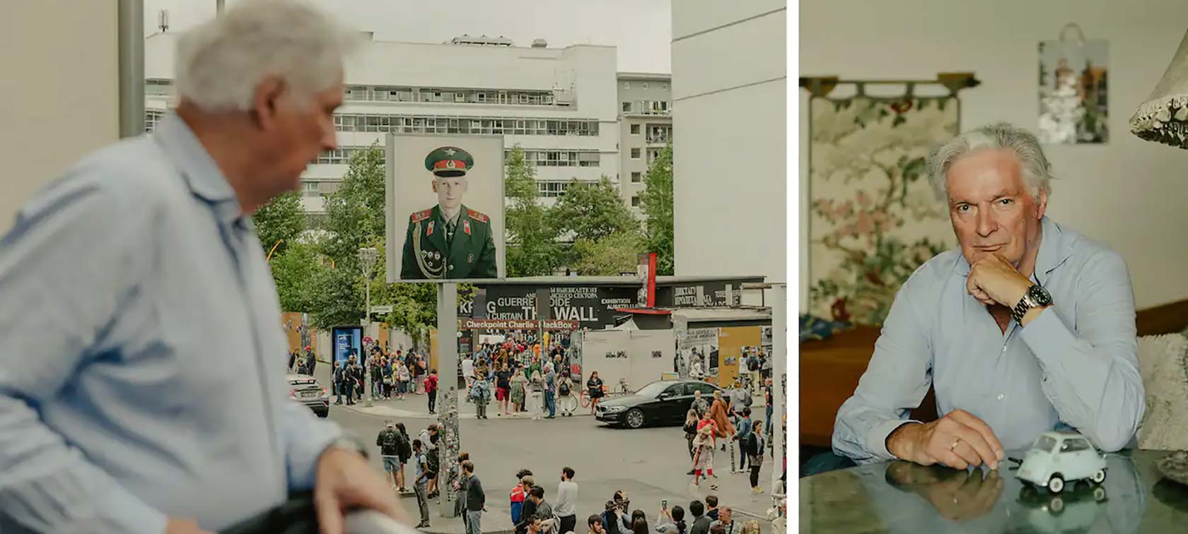 (balra) Fakuló emlékek: Klaus-Günter Jacobi továbbra is ismeretlen a Charlie ellenőrzőponton évente áthaladó több millió turista számára. (jobbra) Világos üzenet: Klaus-Günter Jacobi azt szeretné, ha az emberek emlékeznének a kelet-német igazságtalanságra – és arra, hogy voltak emberek, akik a szabadságért küzdöttek. (balra) Fakuló emlékek: Klaus-Günter Jacobi továbbra is ismeretlen a Charlie ellenőrzőponton évente áthaladó több millió turista számára. (jobbra) Világos üzenet: Klaus-Günter Jacobi azt szeretné, ha az emberek emlékeznének a kelet-német igazságtalanságra – és arra, hogy voltak emberek, akik a szabadságért küzdöttek.