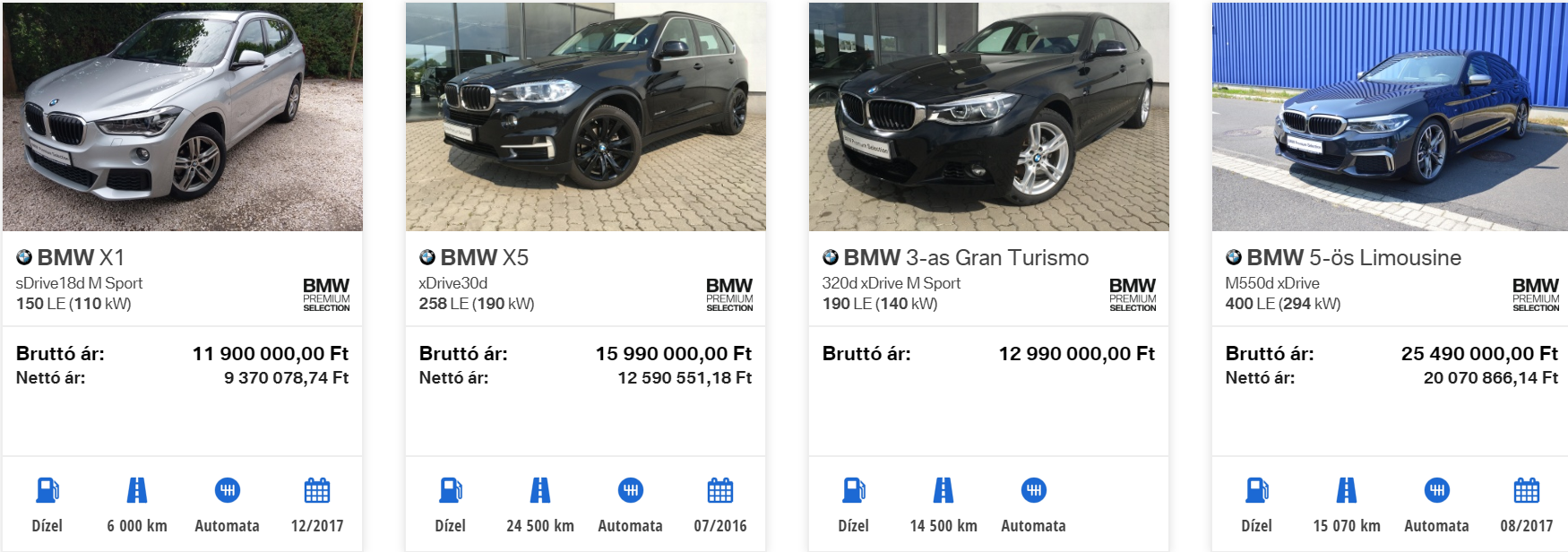 bmw választás