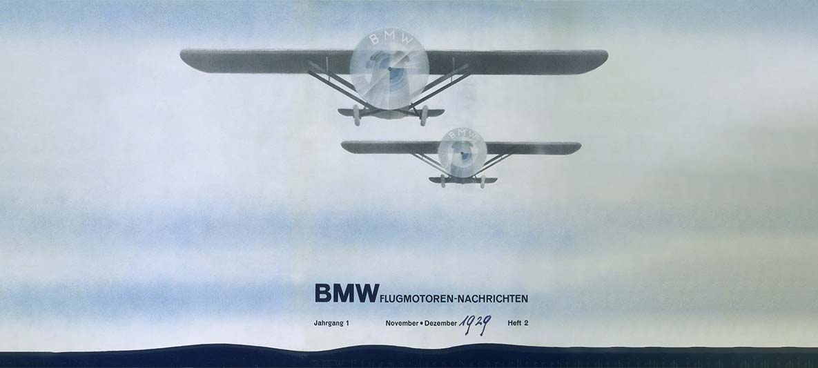 A BMW ezen 1929-es kiadványa óta fennmaradt az a mítosz, hogy a BMW logója egy forgó propellert mintáz.