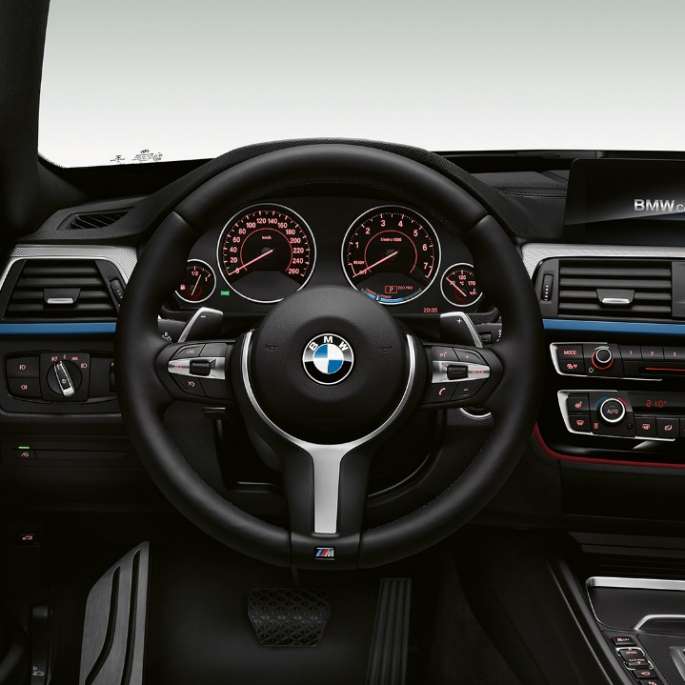 BMW 3-as Gran Turismo, az M Sport modell műszerfala BMW 3-as Gran Turismo, az M Sport modell műszerfala