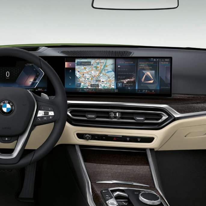 BMW 4 Cabrio, G23, 2020, alapmodell, belső tér, műszerfal