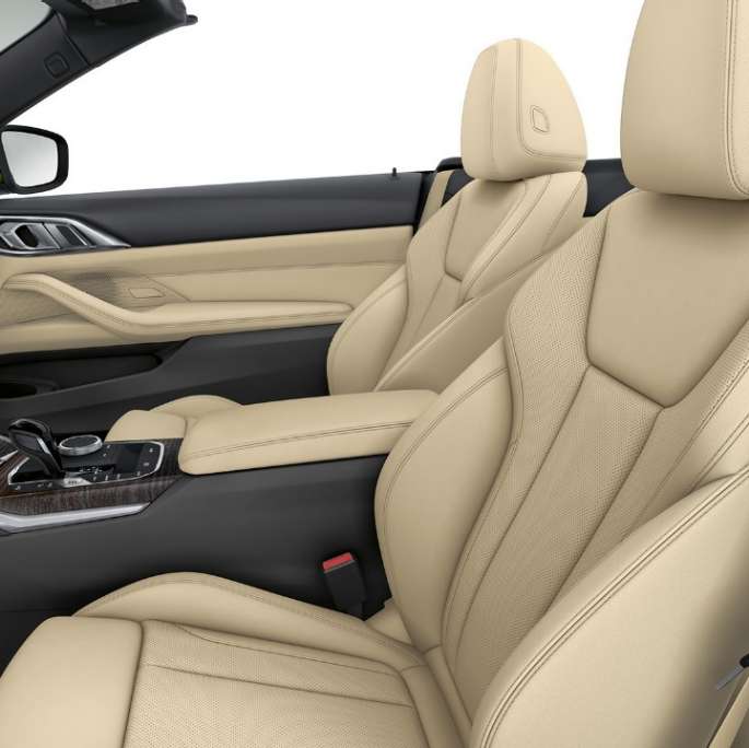 BMW 4 Cabrio, G23, 2020, alapmodell, belső tér, ülések