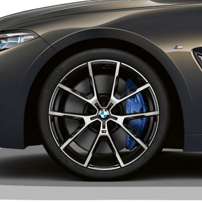 BMW M850i xDrive, Dravit szürke metál, 20” könnyűfém keréktárcsák, Y-küllős 728 M. BMW M850i xDrive, Dravit szürke metál, 20” könnyűfém keréktárcsák, Y-küllős 728 M.
